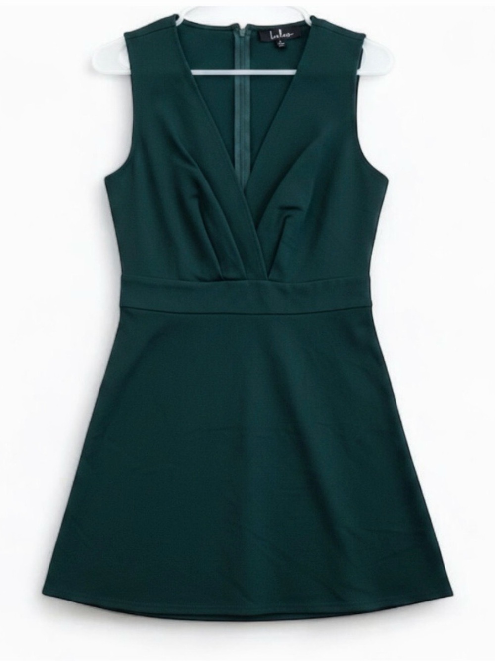 Lulus Simple Things Green Mini Skater Dress Womens Small